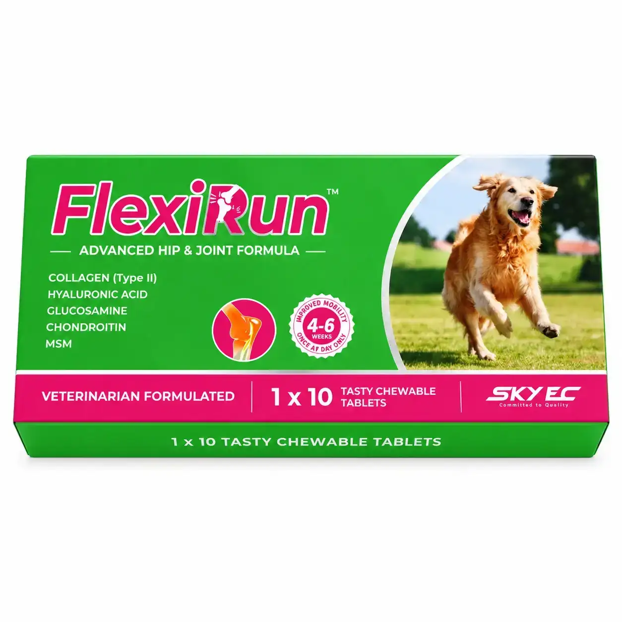 Skyec Flexi Run Tablet Advanced Hip & Joint Formula for Dogs