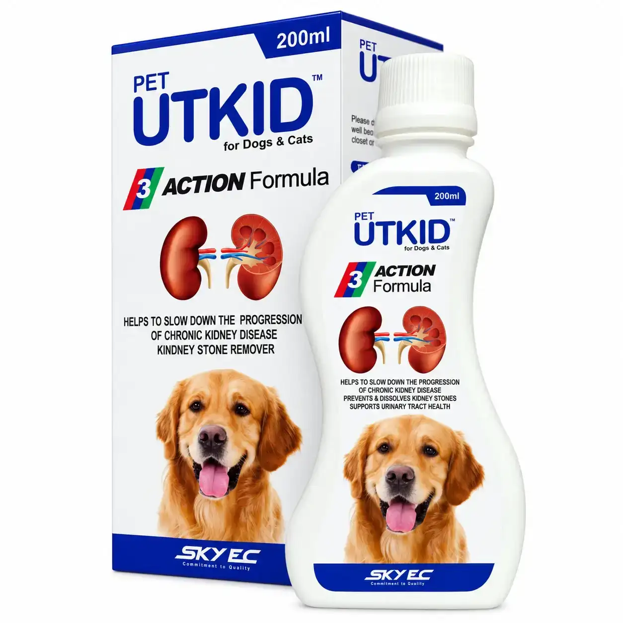 Skyec UTKID Syrup Kidney Support Supplement for Dogs and Cats (200ml)