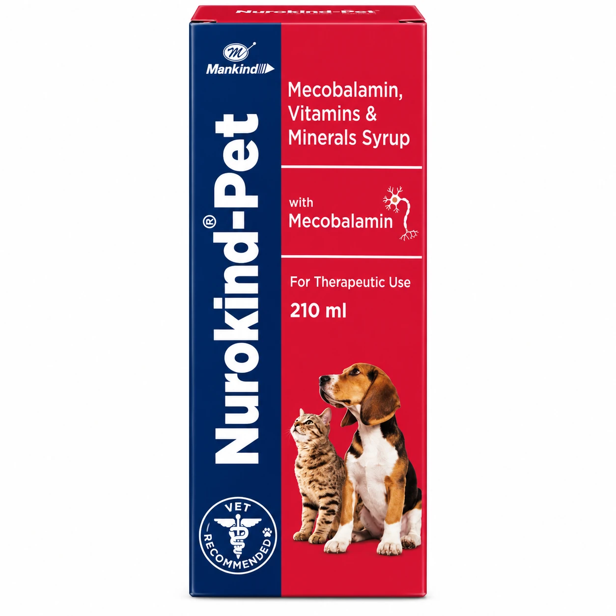 Mankind Nurokind Pet Syrup Multivitamin Supplement for Dogs & Cats