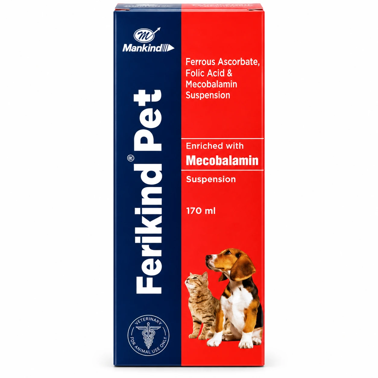 Mankind Ferikind Pet Syrup for Dogs & Cats – 170 ml