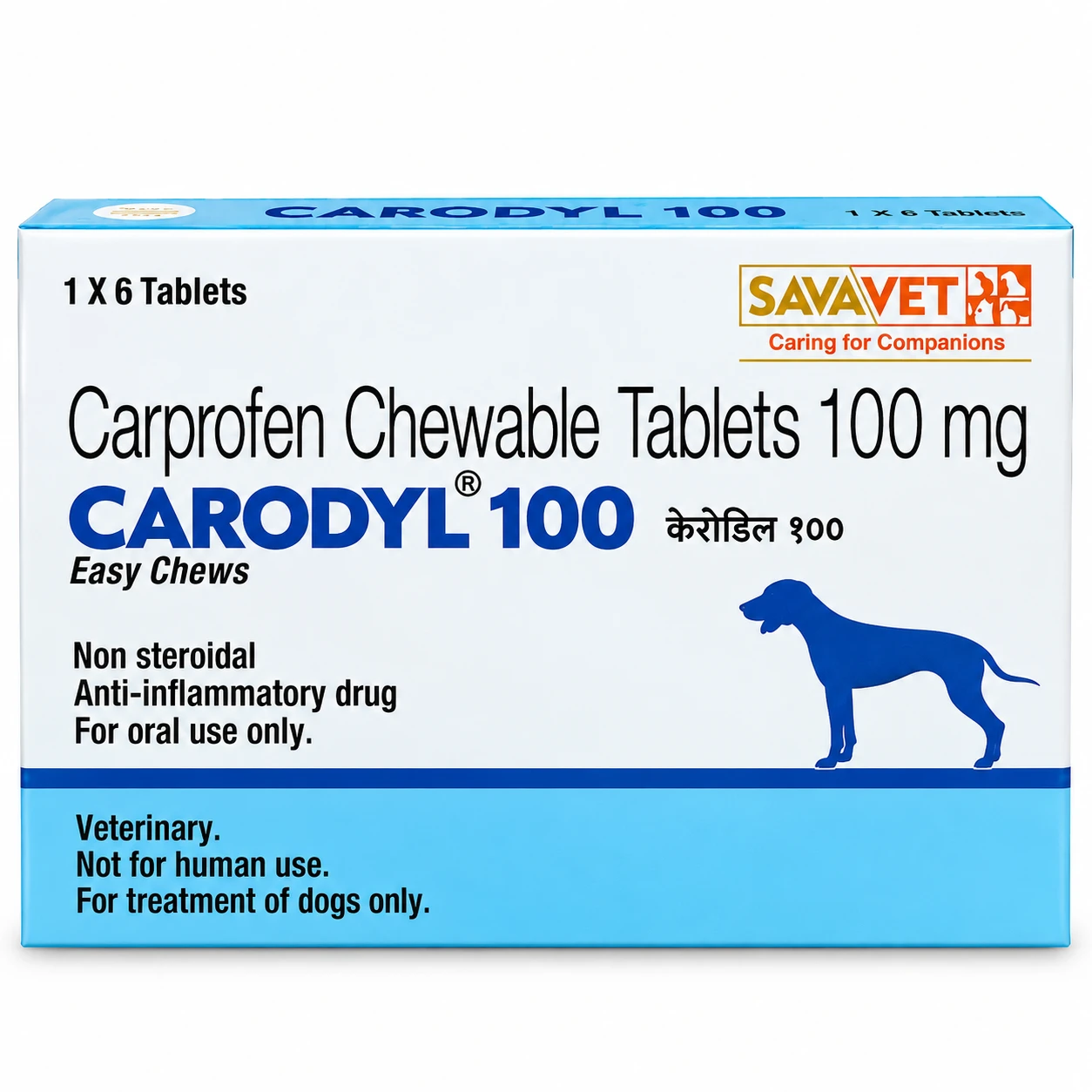 Savavet Carodyl 100mg (Carprofen) Chewable Tablets for Dogs